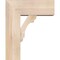 Ekena Millwork Olympic Block Smooth Bracket w/ Offset Brace, Douglas Fir, 7 1/2"W x 18"D x 22"H BKT0806X18X22OLY05SDF - alternate 3